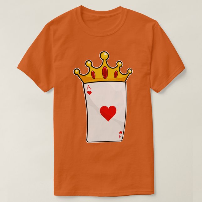 Camiseta Ás de Copas com Coroa (Frente do Design)