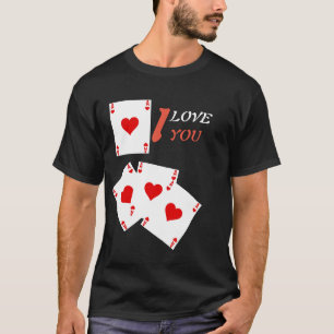 Camiseta Ás de Corações - Camisa-T