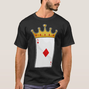 Camiseta Ás de Diamantes com Coroa de Rei