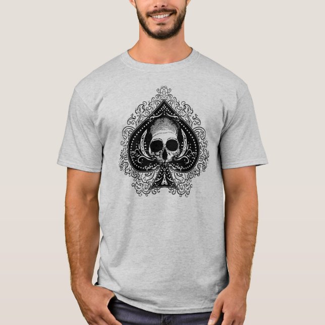 Camiseta Ás de espada do crânio (Frente)