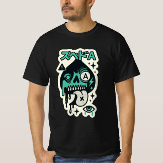 Camiseta Ás de Espadas — Katakana com cabeça de gargalo