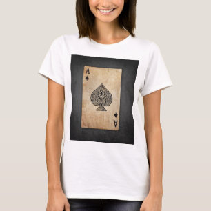 Camiseta Ás de espadas travesseiro decorativo