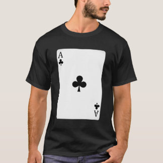 Camiseta Ás De Pistas Jogando Cartões Fácil Halloween