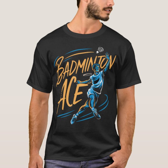 Camiseta Ás do Badminton (Frente)