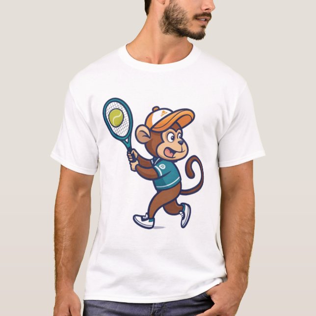 CAMISETA ÁS DO TÊNIS MACACO (Frente)