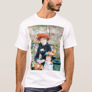 Camiseta As Duas Irmãs, No Terrace Auguste Renoir