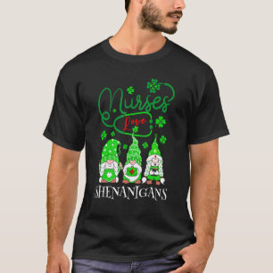 Camiseta As Enfermeiras Amam Travessuras Gnomo Divertido En