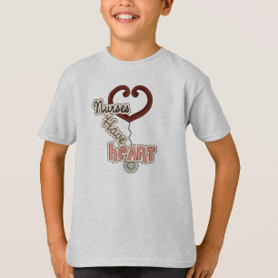 Camiseta As enfermeiras do estetoscópio têm t-shirt e prese