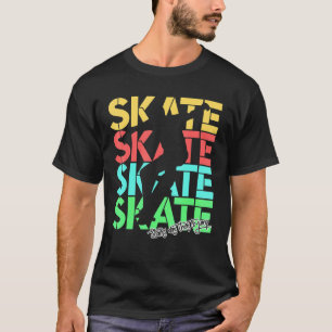 Camiseta As Escadas De Skateboarders Retro Estão Lá Para Sa