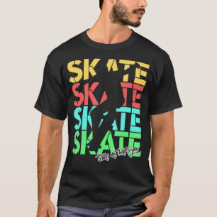 Camiseta As Escadas De Skateboarders Retro Estão Lá Para Sa