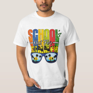 Camiseta as escolas estão fechadas para o verão professores