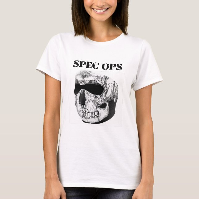 Camiseta As especs. Ops a máscara protectora (Frente)