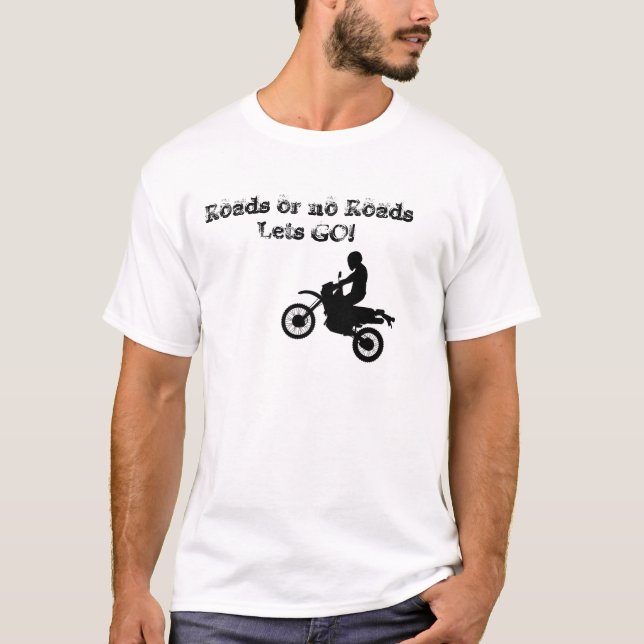 Camiseta As estradas ou nenhum RoadsLets VÃO! (Frente)