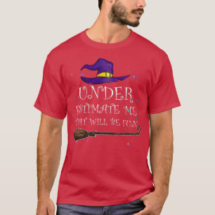 Camiseta As Estrelas da Lua do Bruxo Halloween Subestimam-M