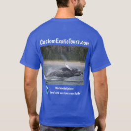 Camiseta As excursões exóticas feitas sob encomenda