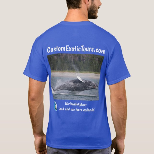 Camiseta As excursões exóticas feitas sob encomenda (Verso)