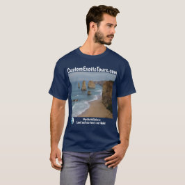 Camiseta As excursões exóticas feitas sob encomenda aterram