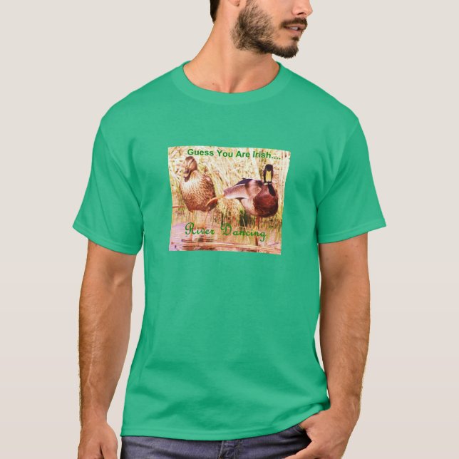 Camiseta As expressões da foto " supor que você é " dança (Frente)