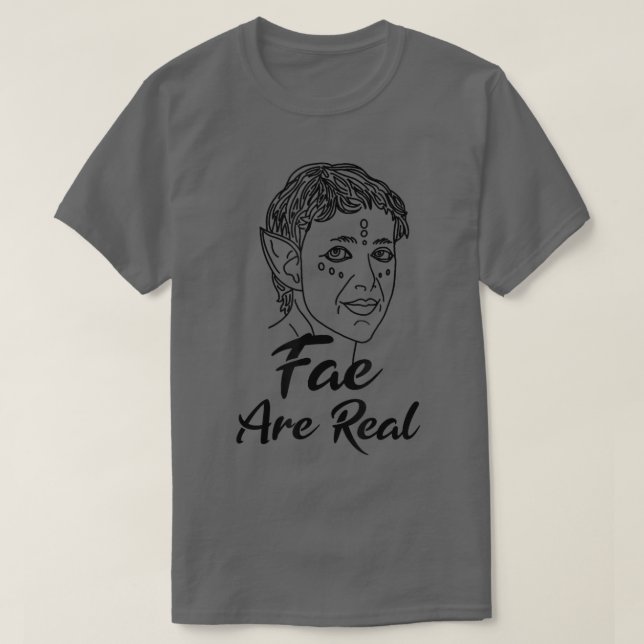 Camiseta As Fae São Uma Cara Legal De Fada Masculina Origin (Frente do Design)