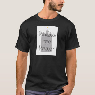 Camiseta as famílias são para sempre templo mórmon lds