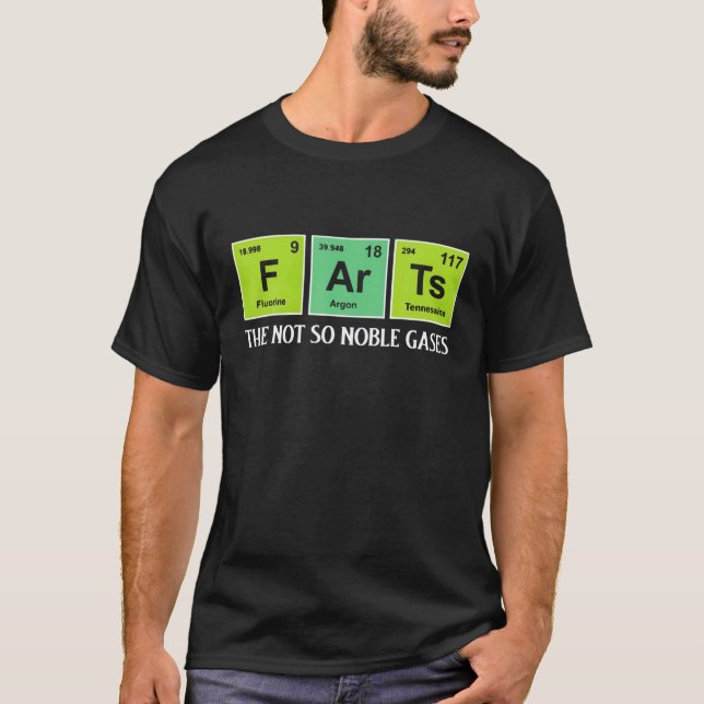 Camiseta As Farinhas Mais Vendidas Os Gases Não Tão Nobres (Frente)