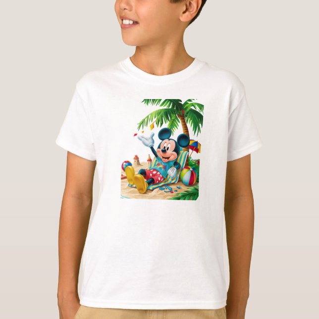 Camiseta As férias do Mickey (Frente)