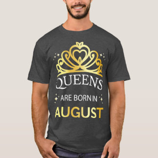 Camiseta As Filas Estão Nasceres Em Agosto I