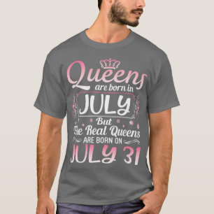 Camiseta As Filas Estão Nasceres Em Julho As Filas Reais Es