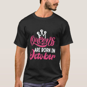 Camiseta As Filas Estão Nasceres Em Outubro