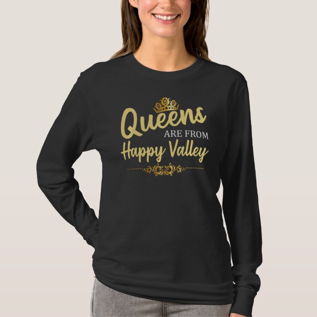 Camiseta As Filas São De Happy Valley Ou Oregon Funny Home (Frente)