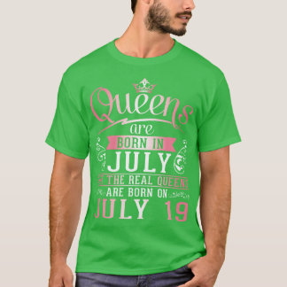 Camiseta As Filas São Nasceres Em Julho, Mas As Verdadeiras