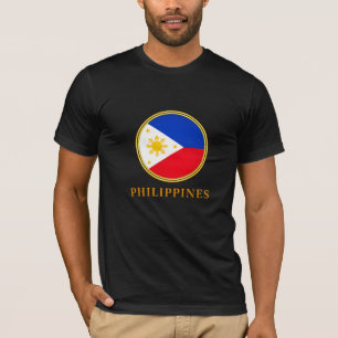 Camiseta As Filipinas - Bandeira Filipina