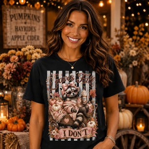 Camiseta As Folhas Caem Eu Não Mapache Cai