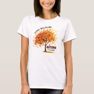 Camiseta As Folhas Estão Caindo, O Outono Está Chamando - C