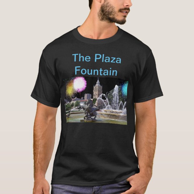 Camiseta As Fontes do Plaza: Kansas City Night Life (Frente)