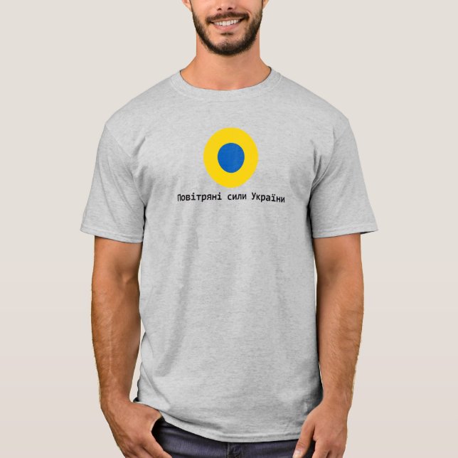 Camiseta As Forças Aéreas da Ucrânia (Frente)