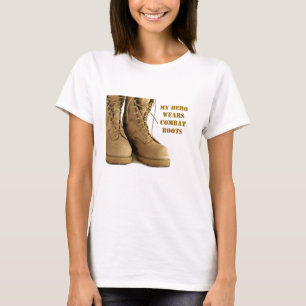 Camiseta as forças armadas carreg o t-shirt das mulheres
