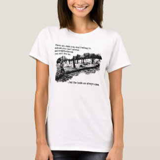 Camiseta As fugas abrem sempre mulheres