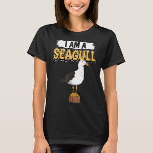 Camiseta As Gaivotas Citam As Gaivotas Marítimas Eu Sou Uma