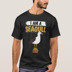 Camiseta As Gaivotas Citam As Gaivotas Marítimas Eu Sou Uma