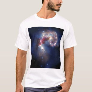 Camiseta As galáxias das antenas