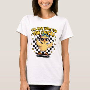 Camiseta As Galinhas Me Adoram Páscoa Meninos Homens Feliz
