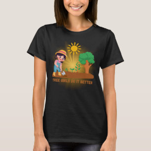 Camiseta As Garotas da Árvore Fazem Melhor – Humor de Amant