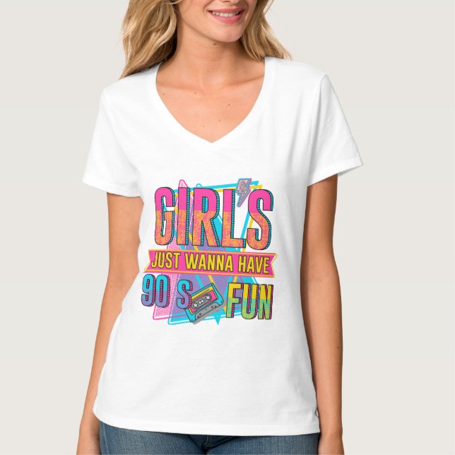 Camiseta As garotas só querem se divertir (Frente)