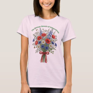 Camiseta As gloriosas flores da independência