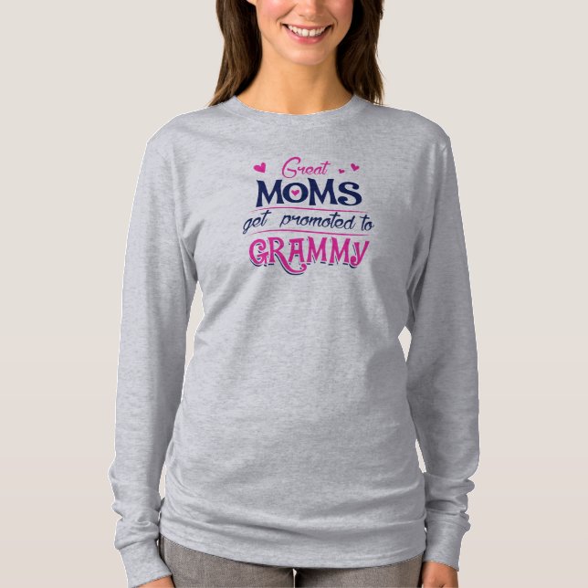 Camiseta As grandes mães obtêm promovidas à ideia do (Frente)
