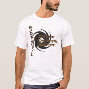 Camiseta As gravações do buraco negro "comemoram" o T