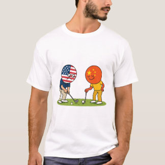 Camiseta As Guerras Comerciais Na Edição Do Golfe