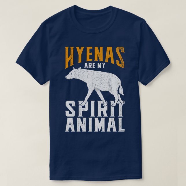 Camiseta As Hienas São A Minha Hipótese Animal Hyena (Frente do Design)