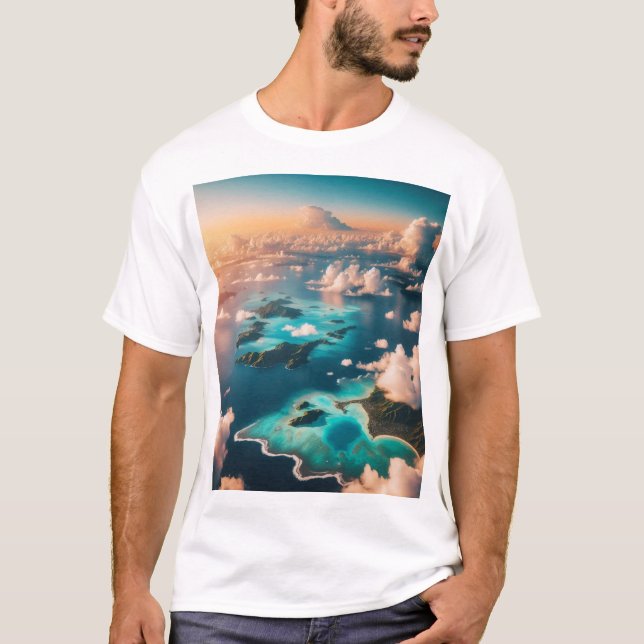 Camiseta As Ilhas Esmeraldas: Um Conto de Beleza e Descober (Frente)